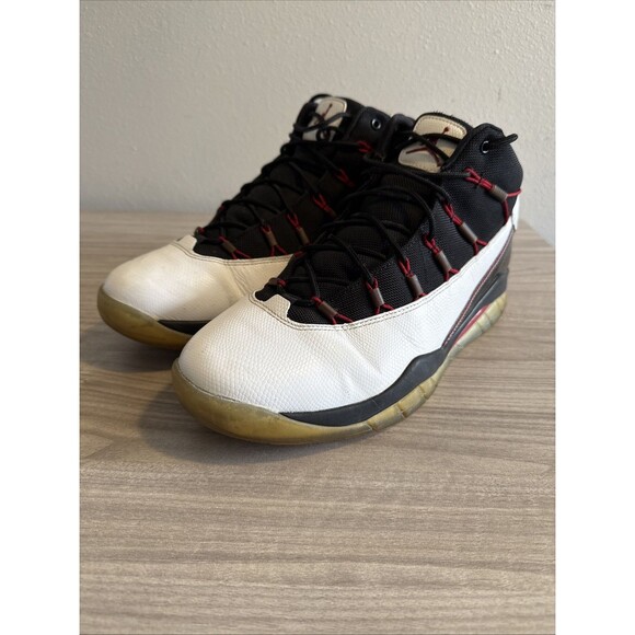 Air Jordan 616846-102 Prime Flight Men’s‎ Basketball Sneakers White Black Sz 10 main image 11